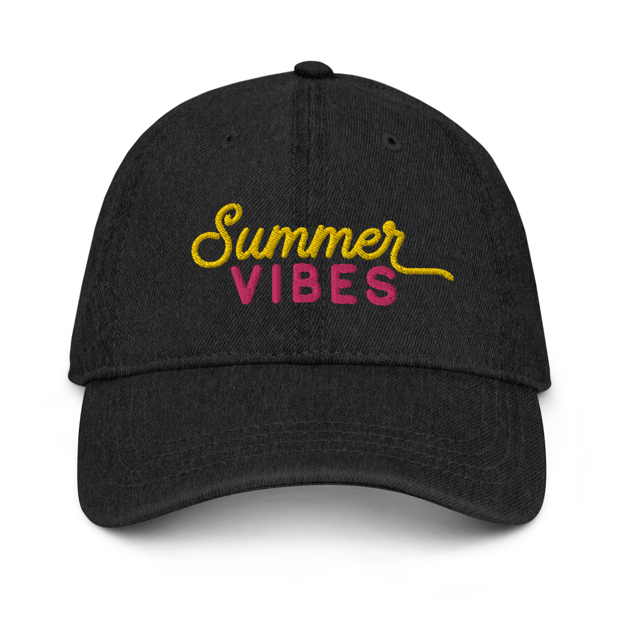 Summer Vibes Denim Dad Hat