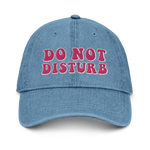 Load image into Gallery viewer, Do Not Disturb Denim Dad Hat
