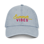 Load image into Gallery viewer, Summer Vibes Denim Dad Hat
