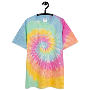 Good Vibes and Tan Lines Oversized Tie-Dye Tee