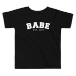 Load image into Gallery viewer, Varsity Babe *Custom Year* Toddler Tee
