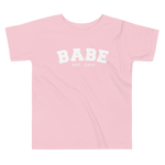 Load image into Gallery viewer, Varsity Babe *Custom Year* Toddler Tee
