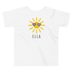 Load image into Gallery viewer, Heart Eyes Sunshine *Personalized* Toddler Tee
