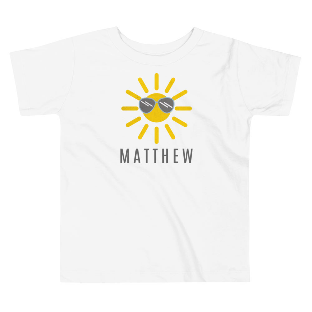 Cool Sunshine *Personalized* Toddler Tee