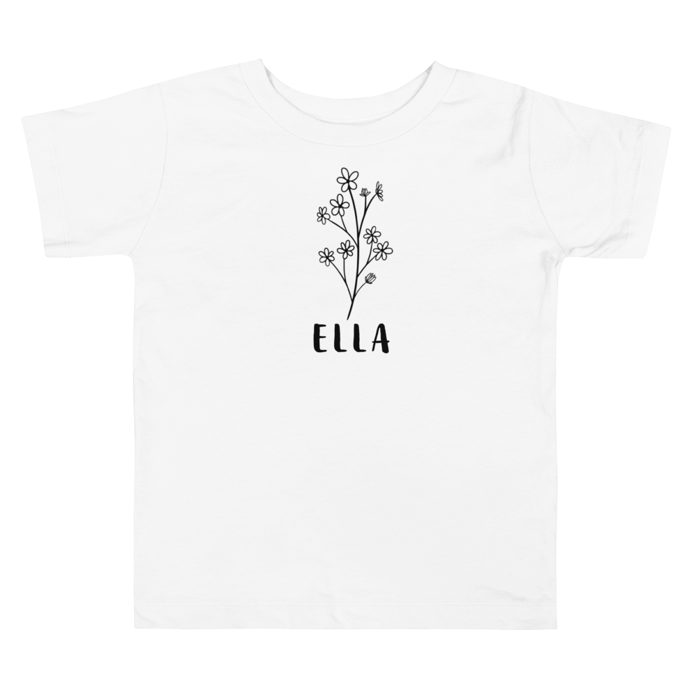 Wildflower *Personalized* Toddler Tee