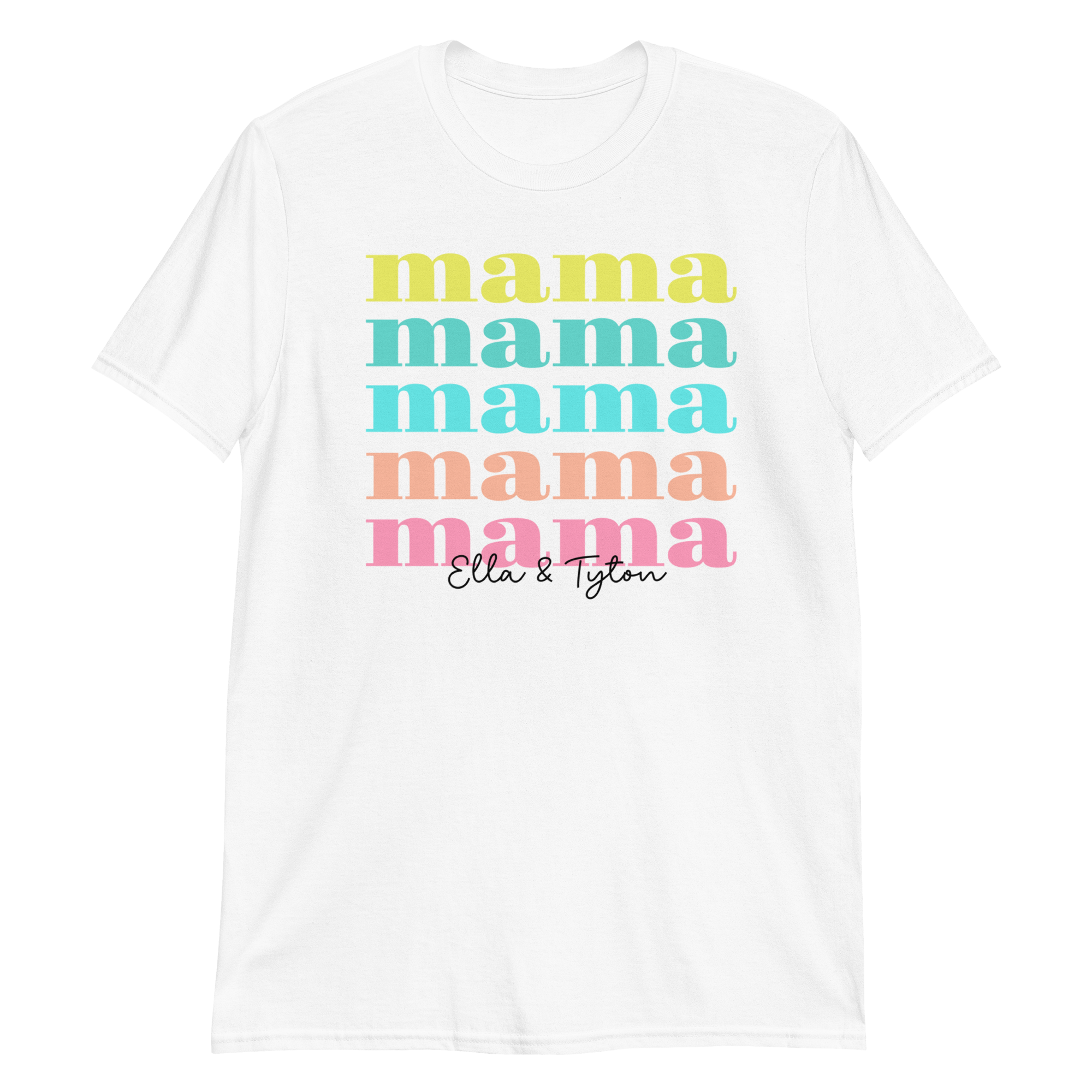Summer Mama *Personalized* Kids Names Tee