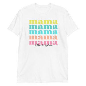 Summer Mama *Personalized* Kids Names Tee