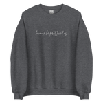 Load image into Gallery viewer, He First Loved Us *Embroidered* Sweatshirt

