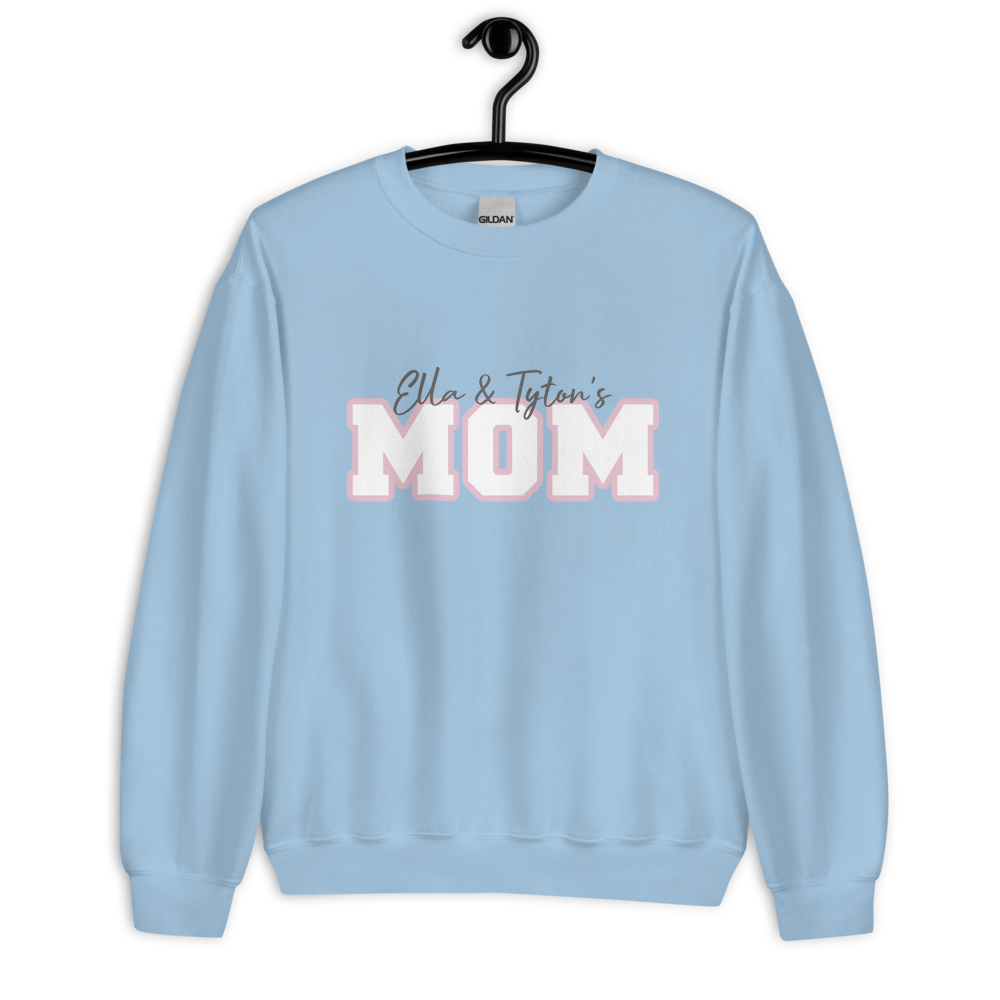 Cotton Candy Varsity Mama *Personalized* Sweatshirt