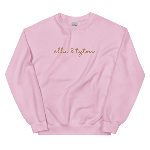 Script Kids Names *Personalized* *Embroidered* Sweatshirt