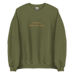 Load image into Gallery viewer, Oh Honey Bless Your Heart *Embroidered* Sweatshirt
