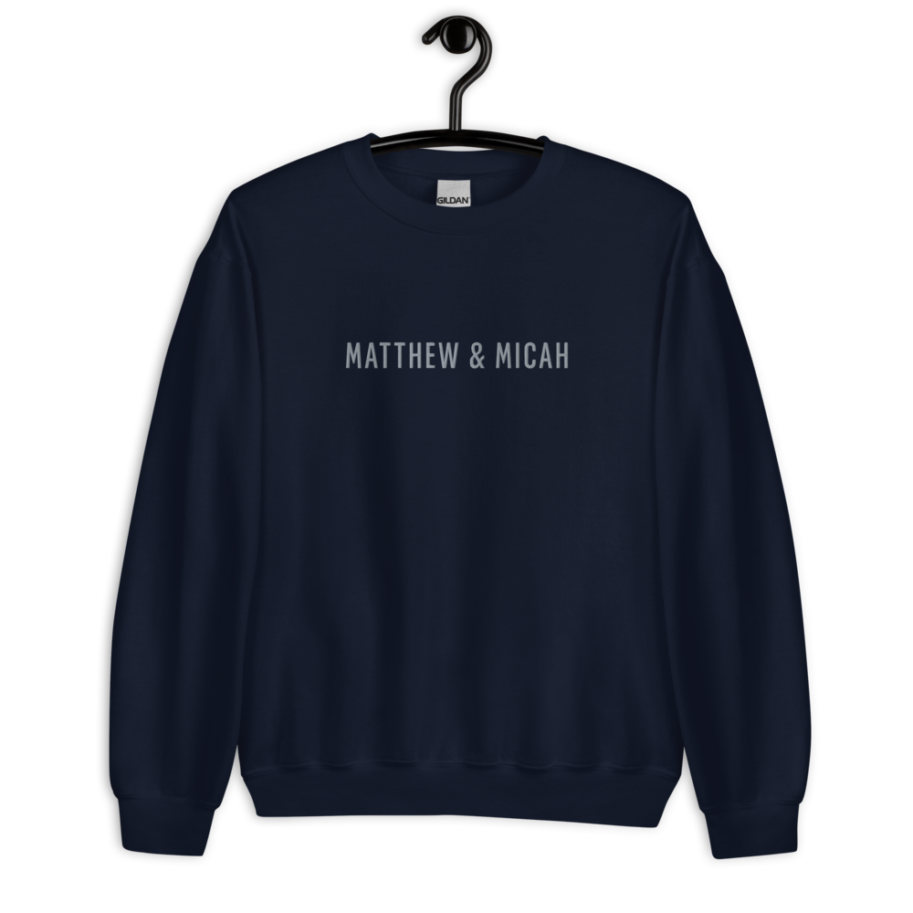 Simple Kids Name(s) *Personalized* *Embroidered* Sweatshirt