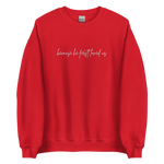 Load image into Gallery viewer, He First Loved Us *Embroidered* Sweatshirt
