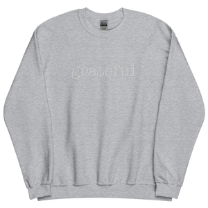 Grateful *Embroidered* Sweatshirt