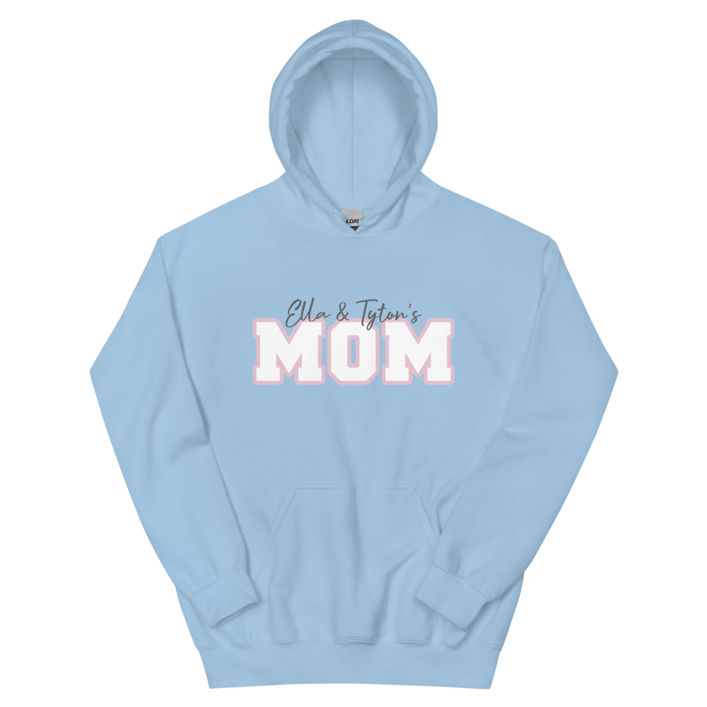 Cotton Candy Varsity Mama *Personalized* Hoodie
