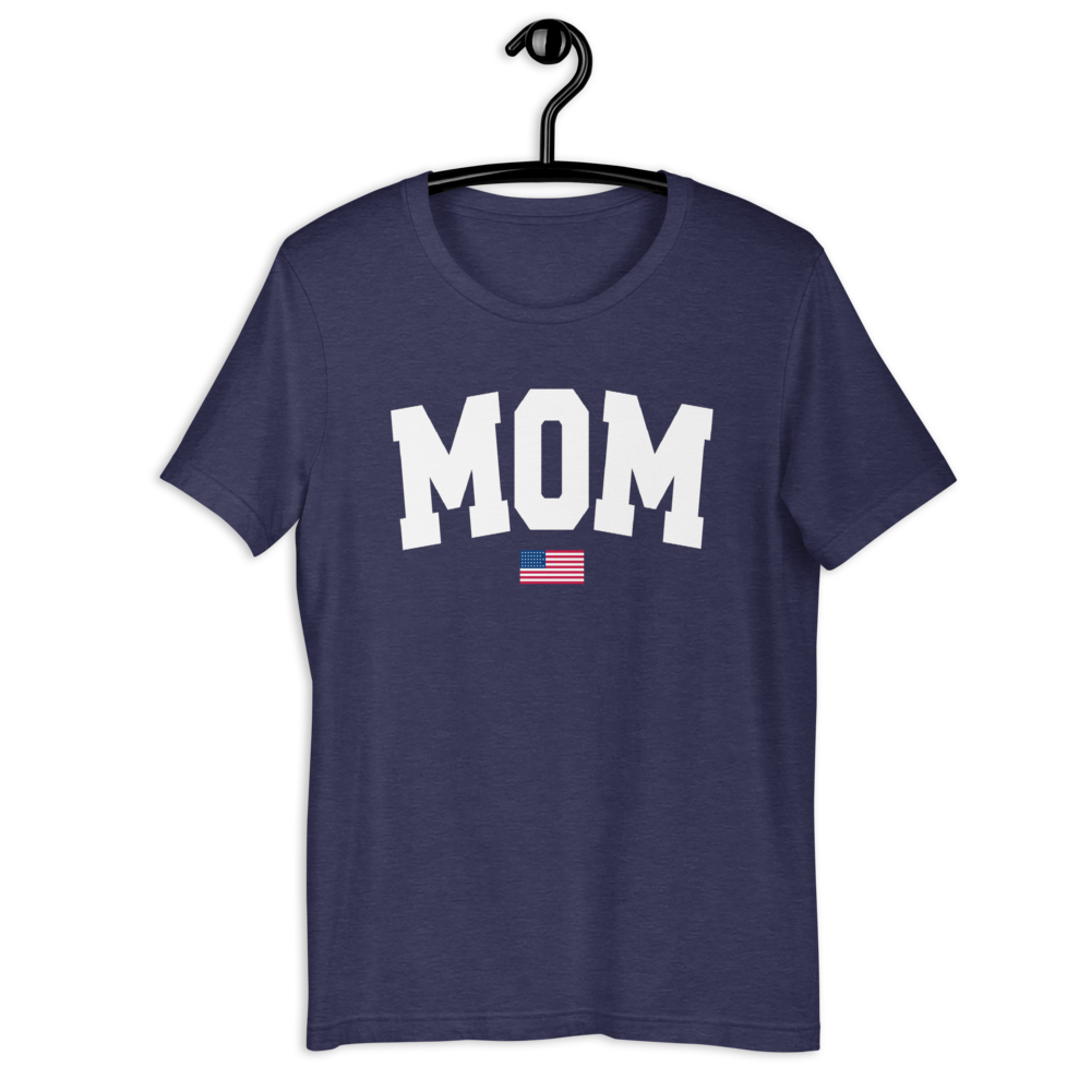 MOM Family Matching Flag Tee