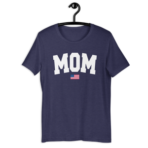 MOM Family Matching Flag Tee